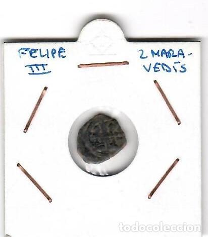 Monedas de Espa&ntilde;a: 2 MARAVEDIES FELIPE III - Foto 1