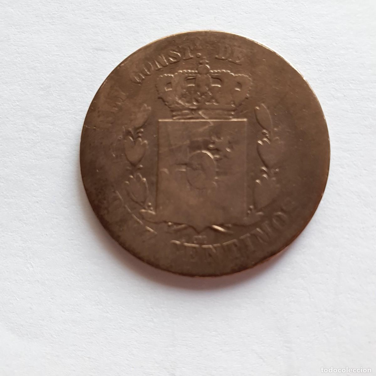 Monedas de Espa&ntilde;a: moneda de 10 centimos alfonso XII 1878 - Foto 2