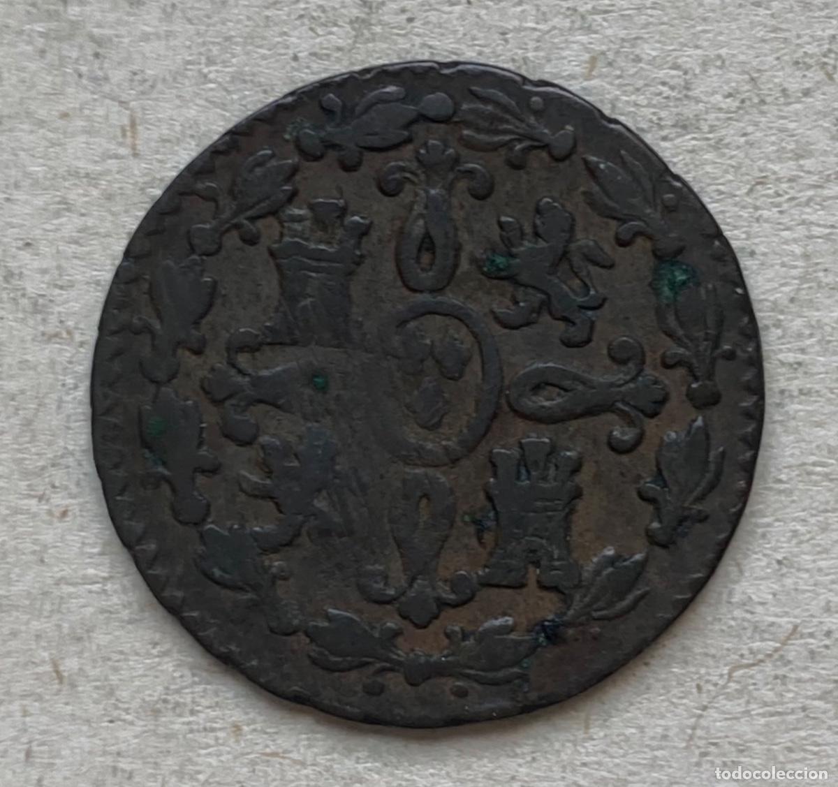 Monedas de Espa&ntilde;a: MONEDA 2 MARAVEDIS FERNANDO VII, 1.832 - Foto 2