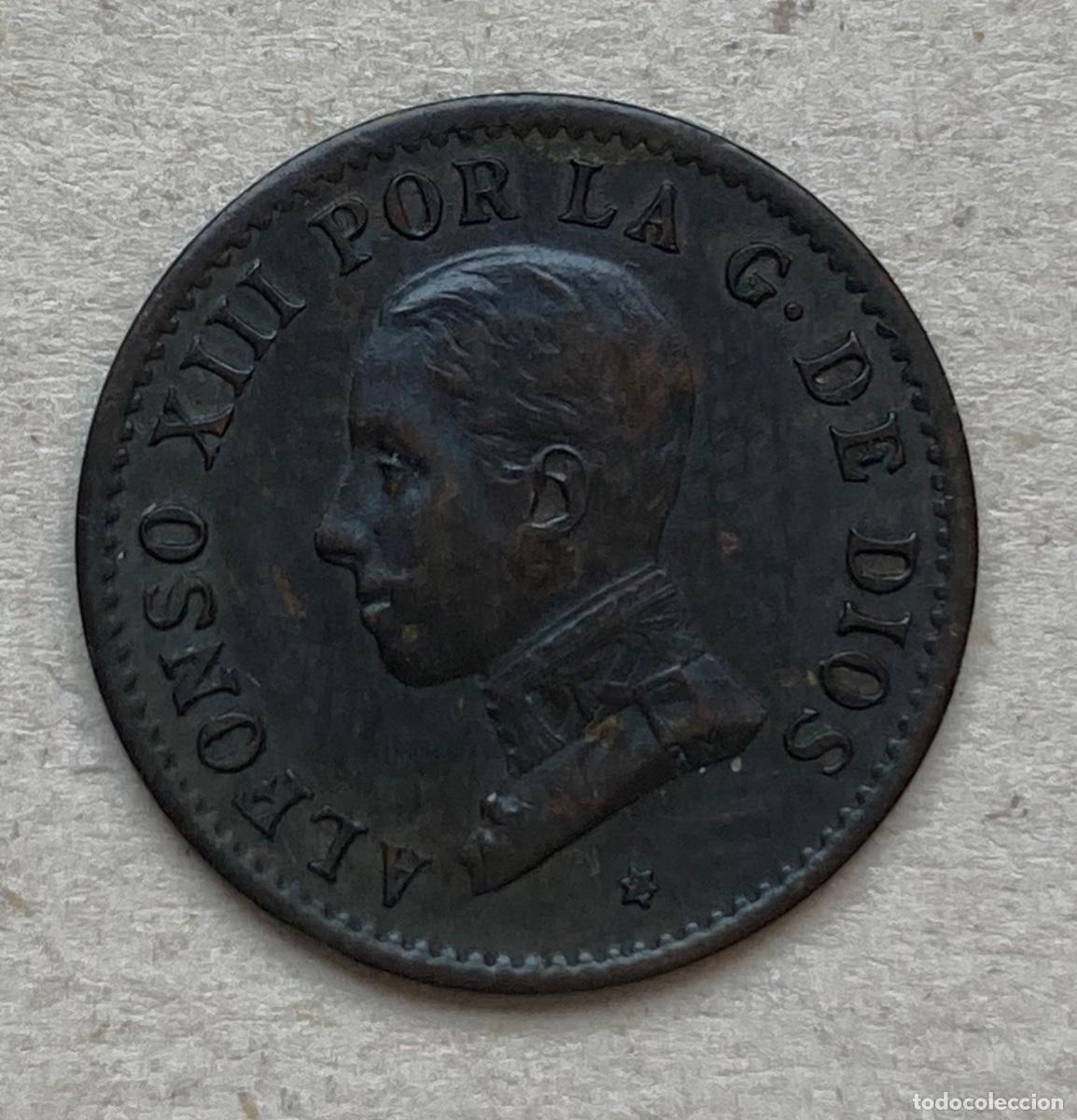 Monedas de Espa&ntilde;a: MONEDA 1 CENTIMO ALFONSO XIII, 1912 - Foto 1