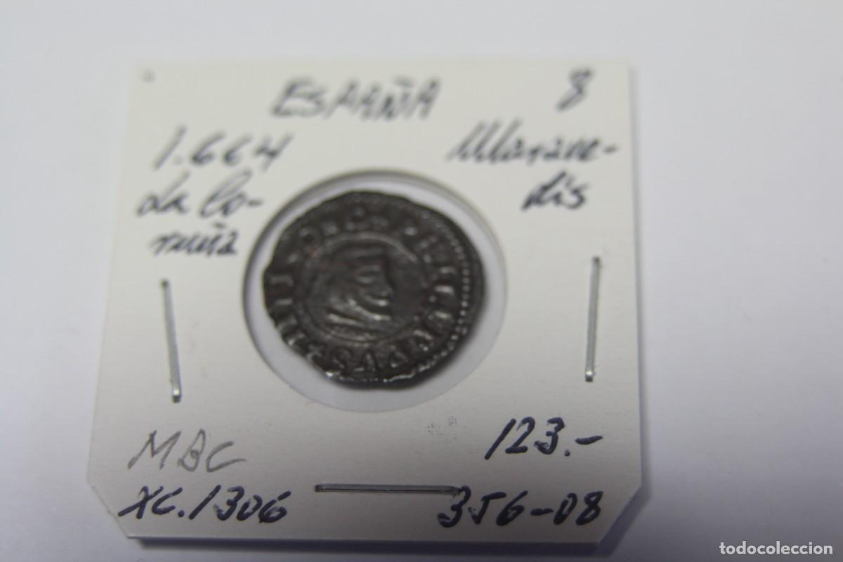 Monedas de Espa&ntilde;a: Moneda de 8 Maraved&iacute;s 1664 XC 1306 LA CORU&Ntilde;A en MBC - Foto 1