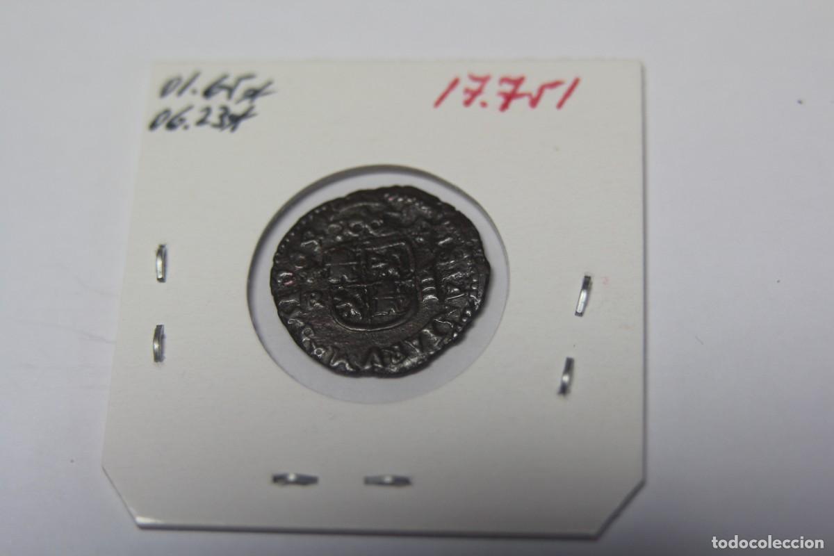 Monedas de Espa&ntilde;a: Moneda de 8 Maraved&iacute;s 1664 XC 1306 LA CORU&Ntilde;A en MBC - Foto 2