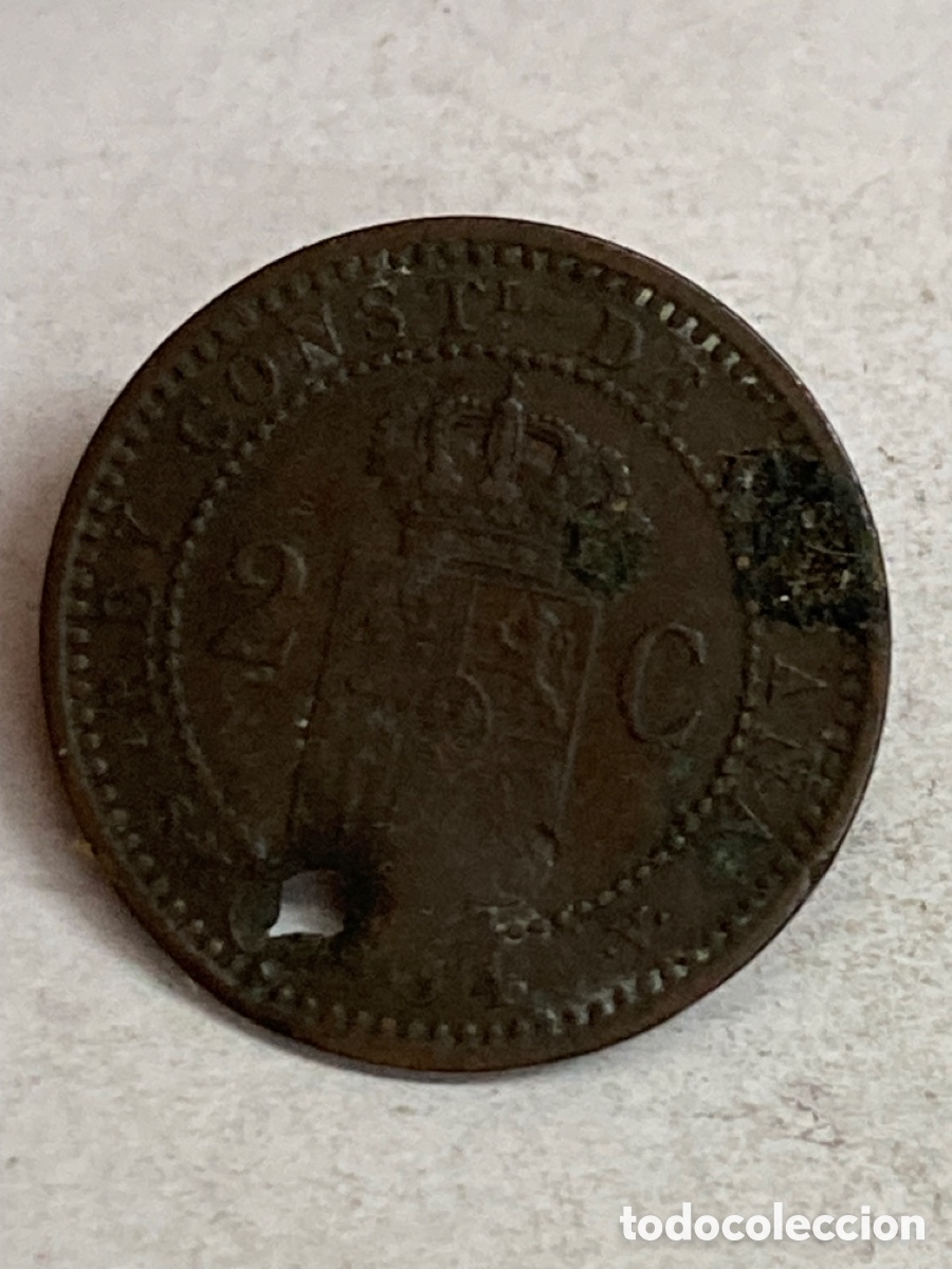 Monedas de Espa&ntilde;a: Moneda 2 c&eacute;ntimos 1904 J48 - Foto 1
