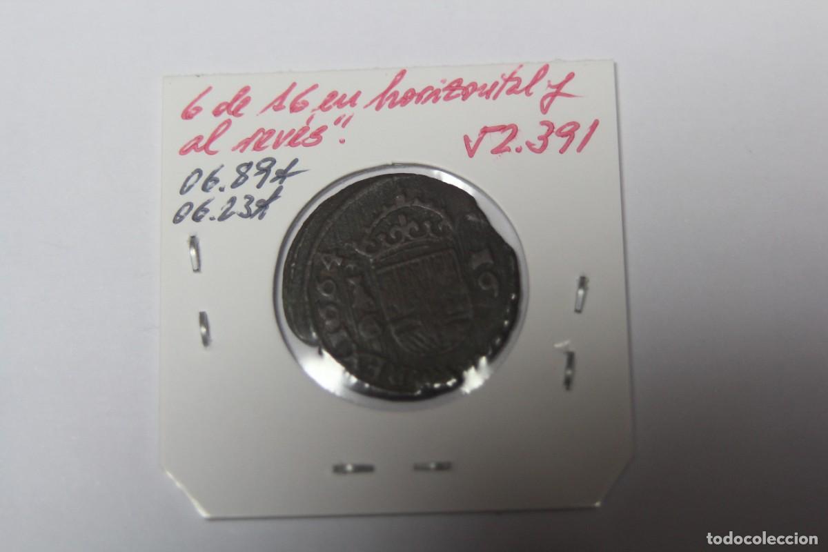 Monedas de Espa&ntilde;a: Moneda de 16 Maraved&iacute;s de 1664 XC 1319 CUENCA en MBC - Foto 2