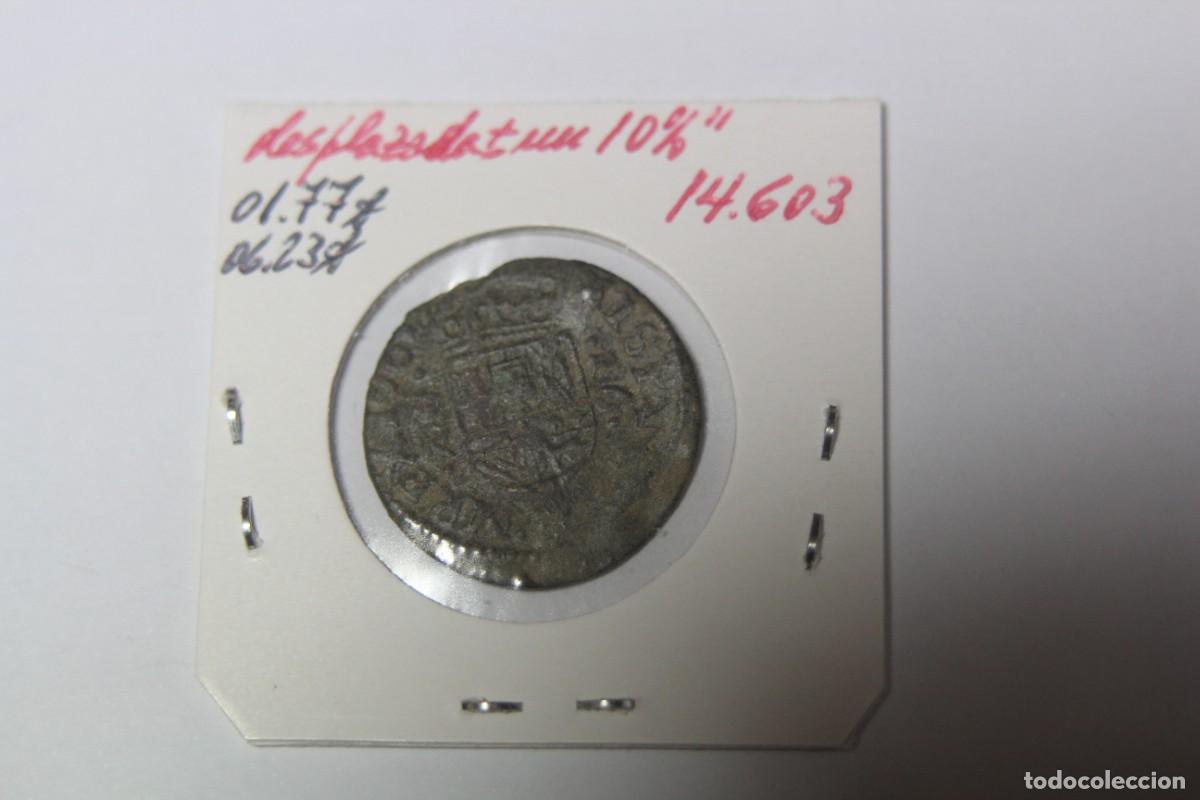 Monedas de Espa&ntilde;a: Moneda de 16 Maraved&iacute;s de 1664 XC 1302 LA CORU&Ntilde;A en MBC - Foto 2