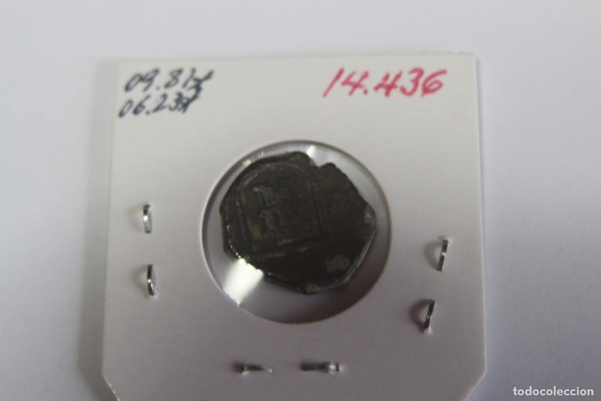 Monedas de Espa&ntilde;a: Moneda de 2 maravedis de 1680 XC 898 MADRID en RC+ - Foto 2