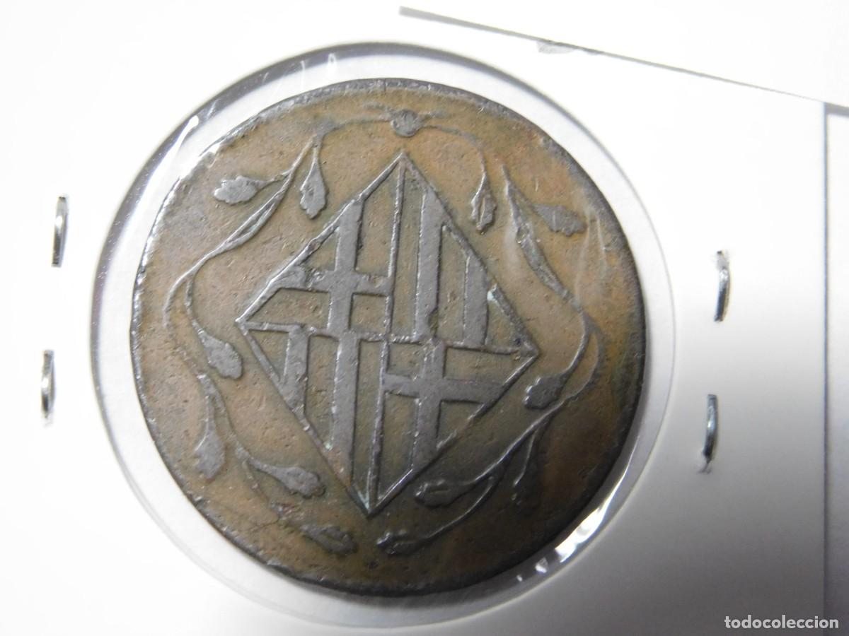 Monedas de Espa&ntilde;a: MONEDA DE CUATRO CUARTOS 1813 (JOSE NAPOLEON). CECA : BARCELONA (M.B.C.) - Foto 1