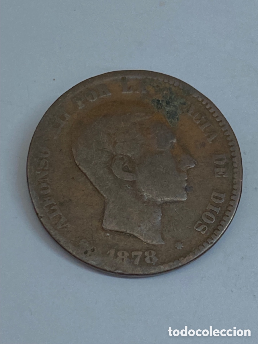 Monedas de Espa&ntilde;a: Moneda 10 c&eacute;ntimos 1878 L45 - Foto 1
