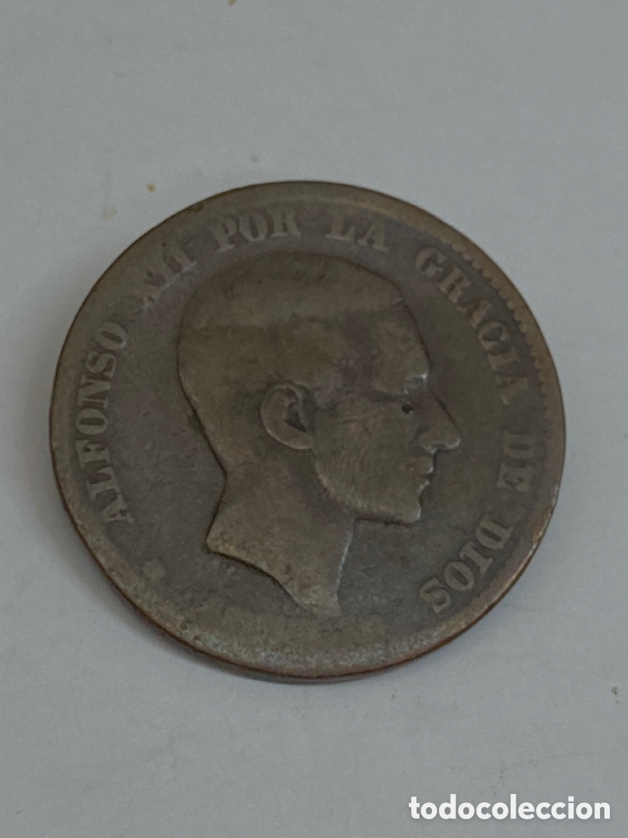 Monedas de Espa&ntilde;a: Moneda Diez c&eacute;ntimos 1878 L45 - Foto 2