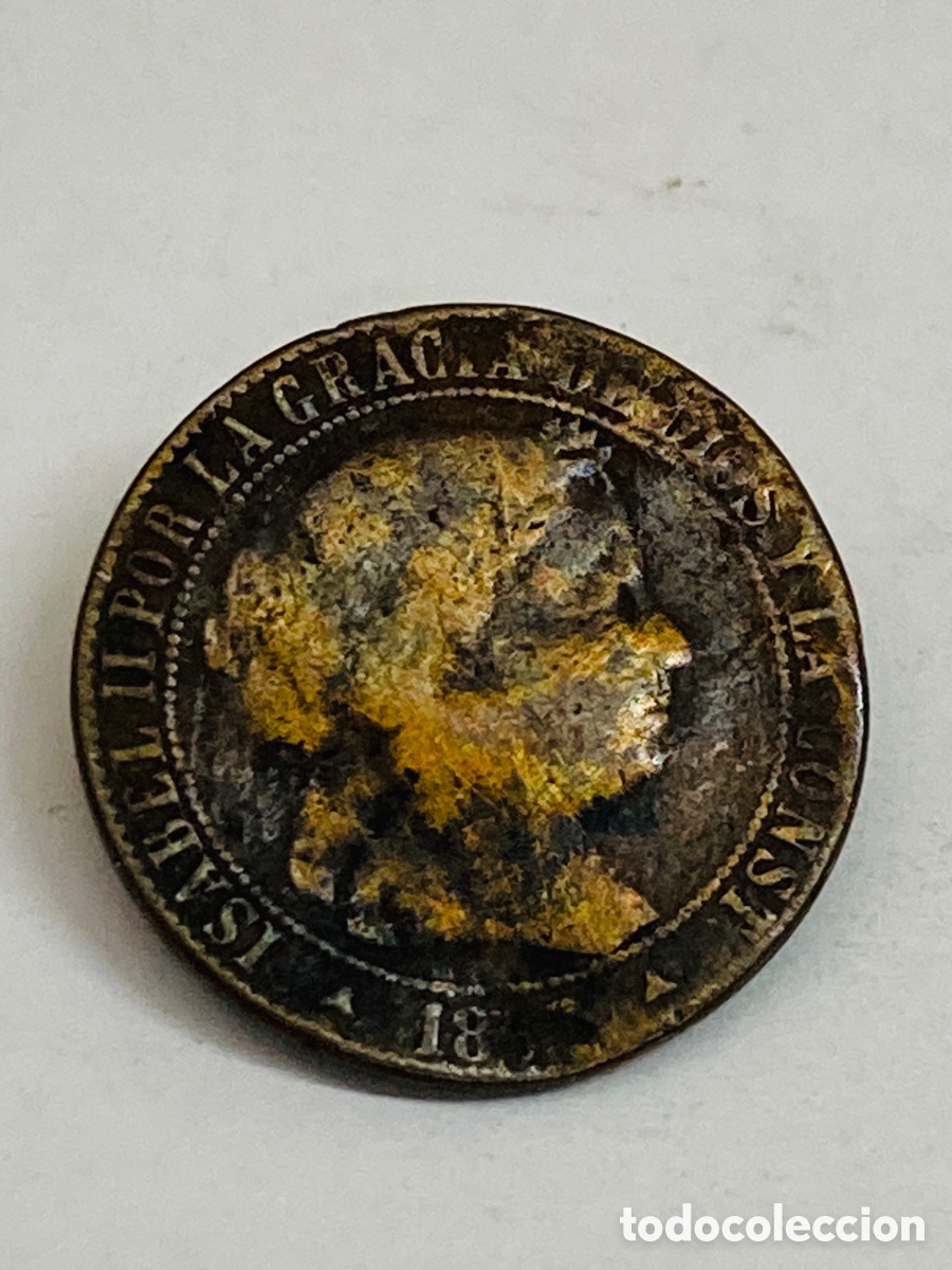 Monedas de Espa&ntilde;a: Moneda 1 c&eacute;ntimo 1867 L46 - Foto 2