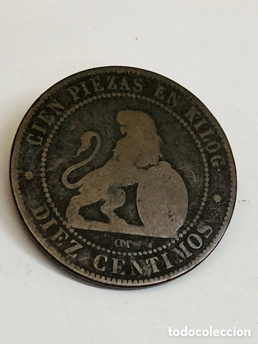 Monedas de Espa&ntilde;a: Moneda 2 c&eacute;ntimos 1870 L46 - Foto 1