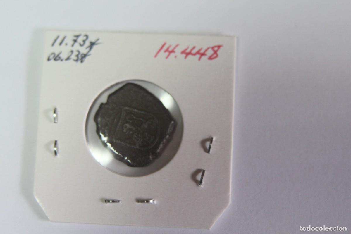 Monedas de Espa&ntilde;a: Moneda de 2 Maravedis de 1685 XC 868 LA CORU&Ntilde;A en BC - Foto 2