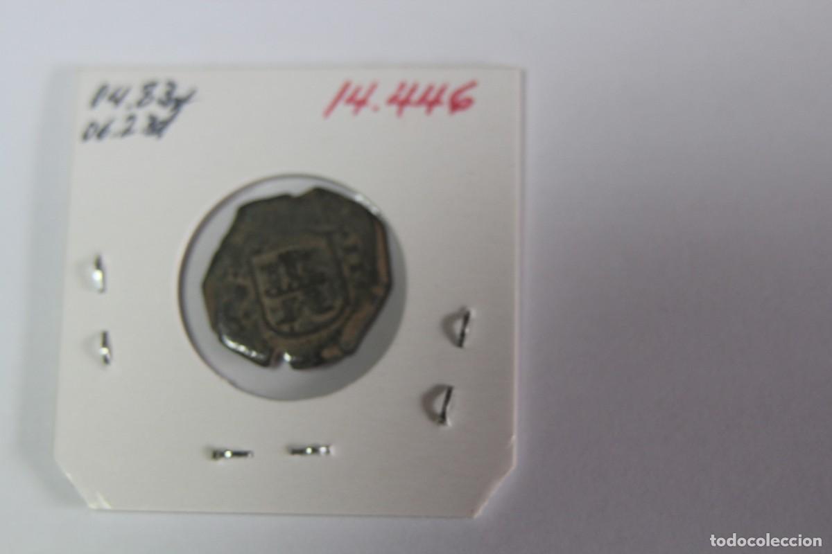 Monedas de Espa&ntilde;a: Moneda de 2 Maravedis de 1685 XC 868 LA CORU&Ntilde;A en BC+ - Foto 2