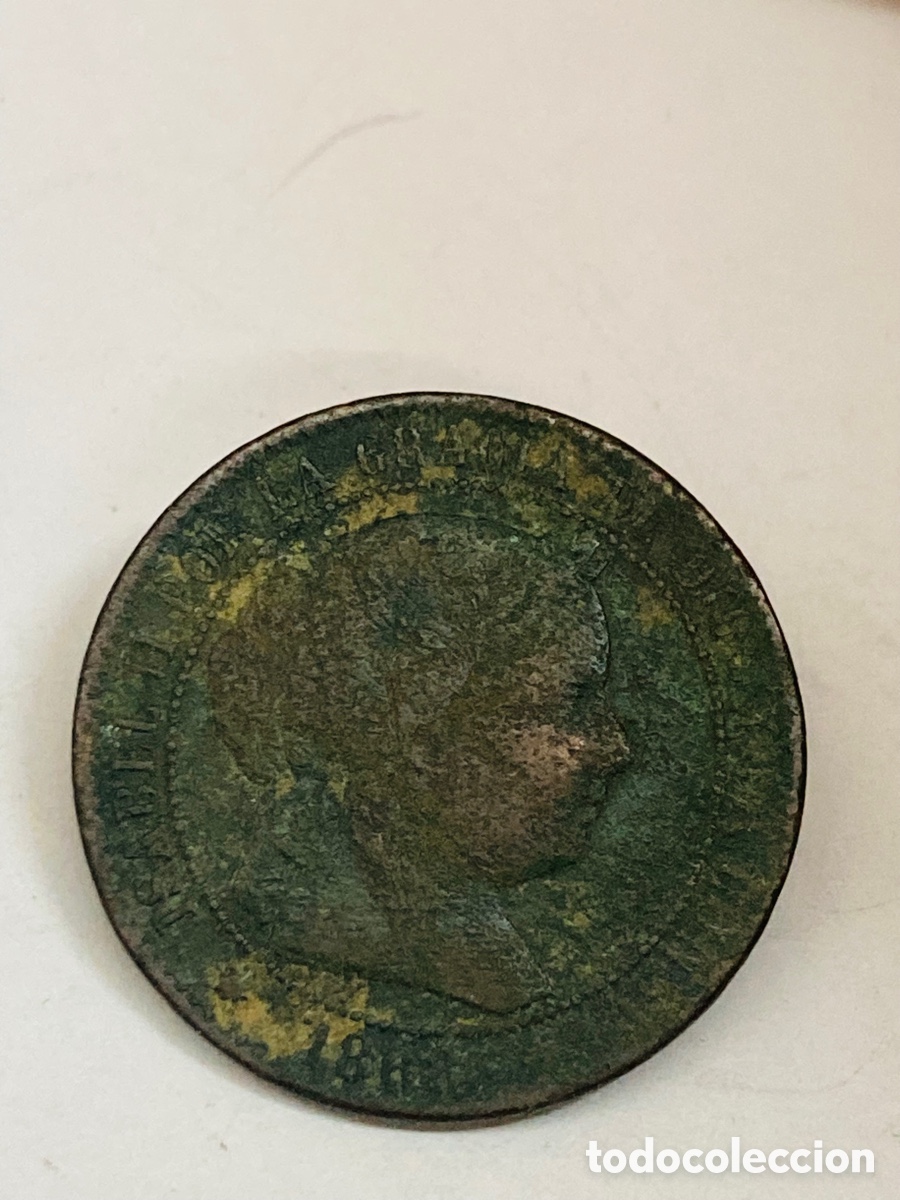 Monedas de Espa&ntilde;a: Moneda 25 c&eacute;ntimos 1868 L43 - Foto 1