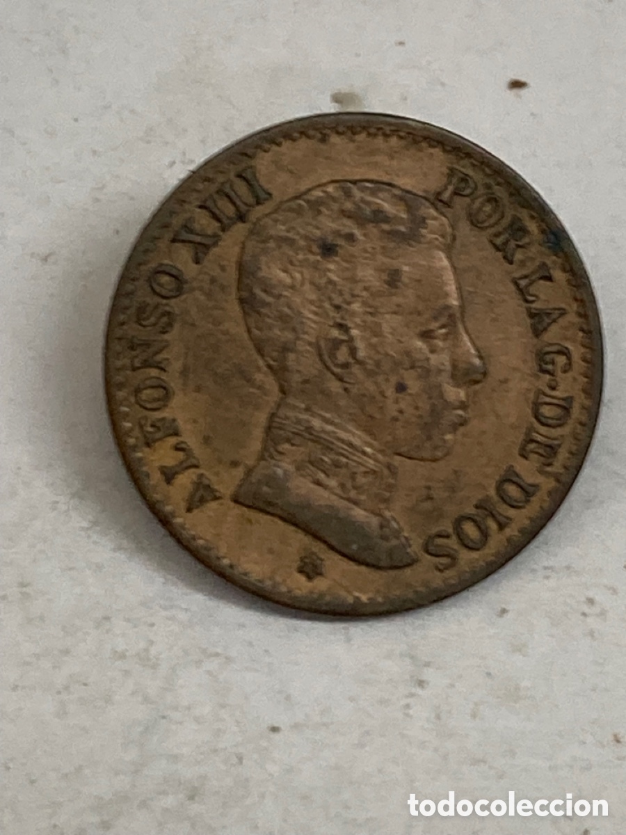 Monedas de Espa&ntilde;a: Moneda de 1 c&eacute;ntimo 1906 L40 - Foto 2