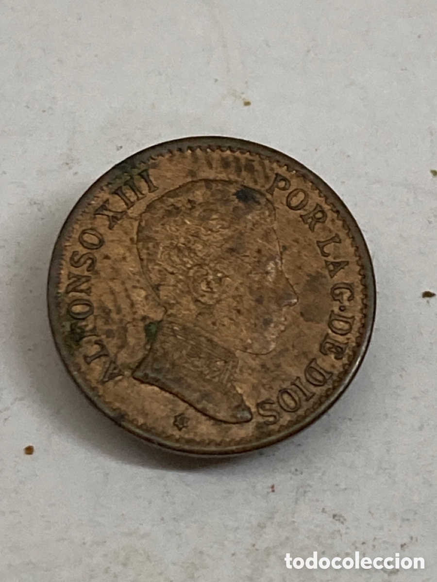 Monedas de Espa&ntilde;a: Moneda de 1 c&eacute;ntimos 1906 L40 - Foto 2