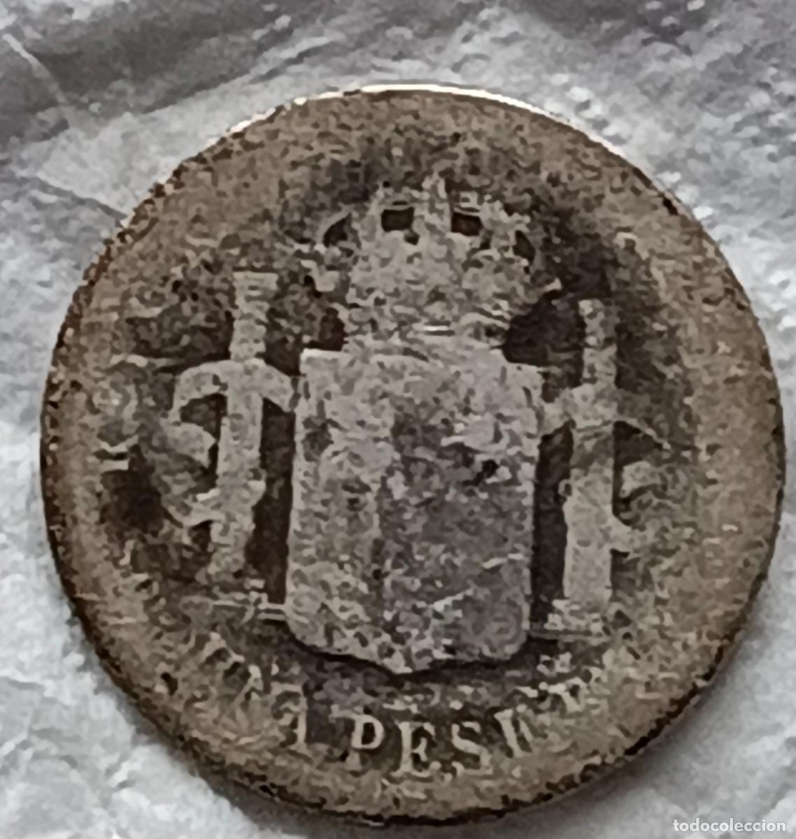 Monedas de Espa&ntilde;a: Peseta 1899 Alfonso XIII plata - Foto 2
