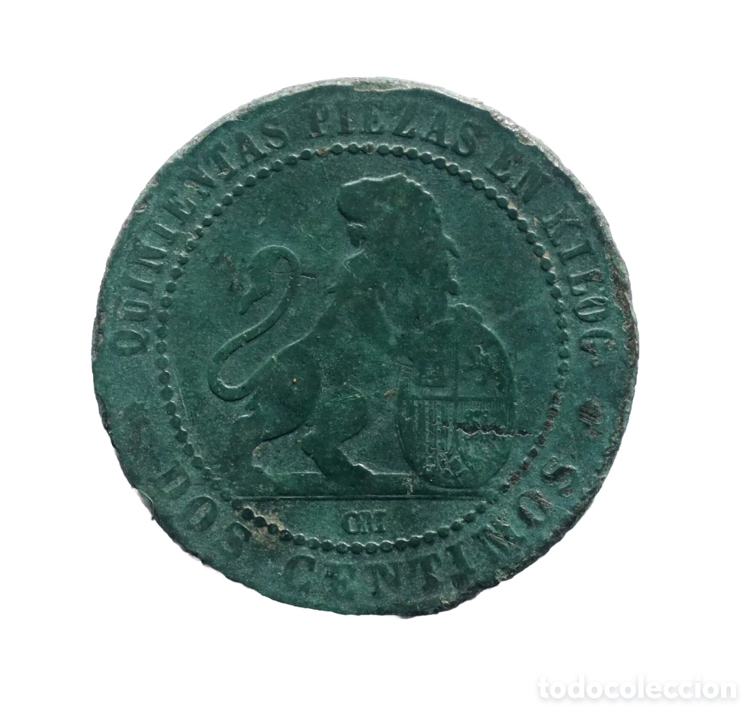 Monedas de Espa&ntilde;a: 2 CENTIMOS GOBIERNO PROVISIONAL 1870 - Foto 1