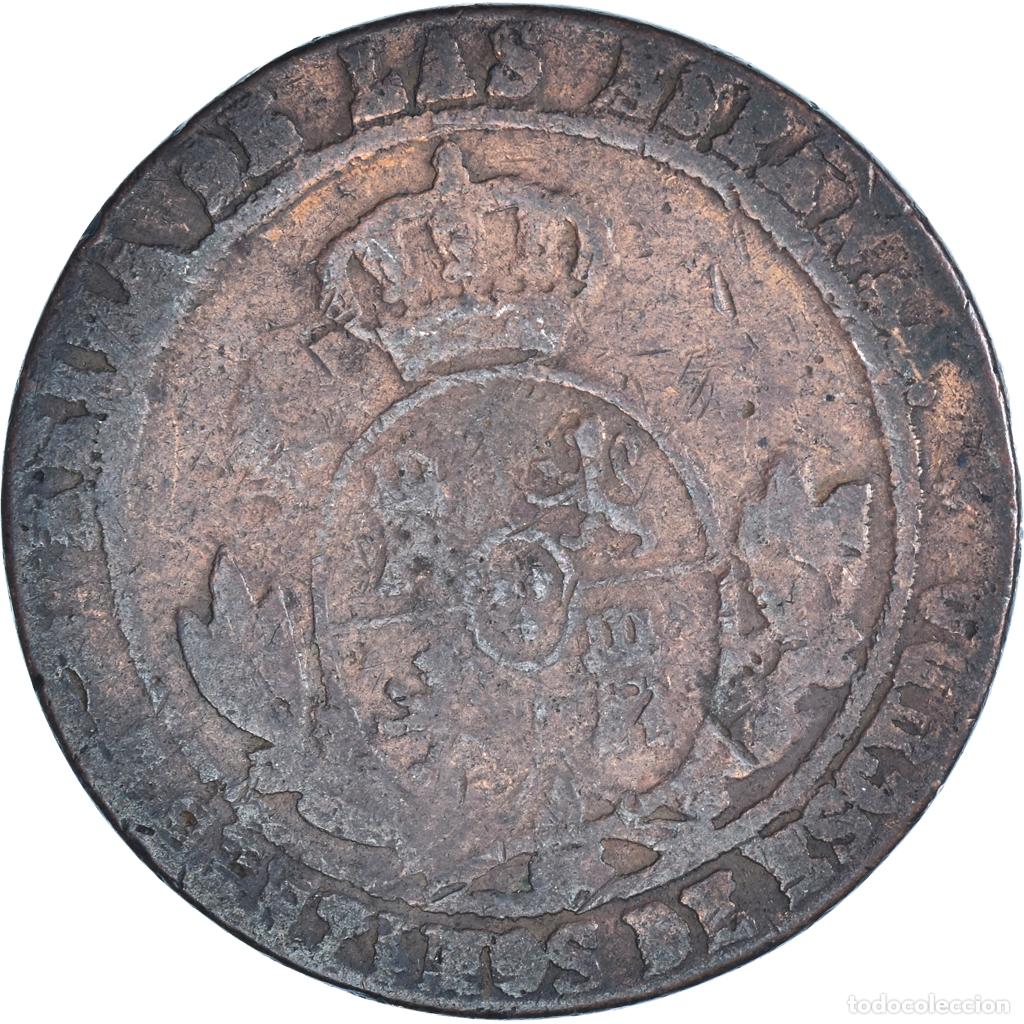Monedas de Espa&ntilde;a: [#1457752] Moneda, Espa&ntilde;a, 5 Centimos, 1868 - Foto 2