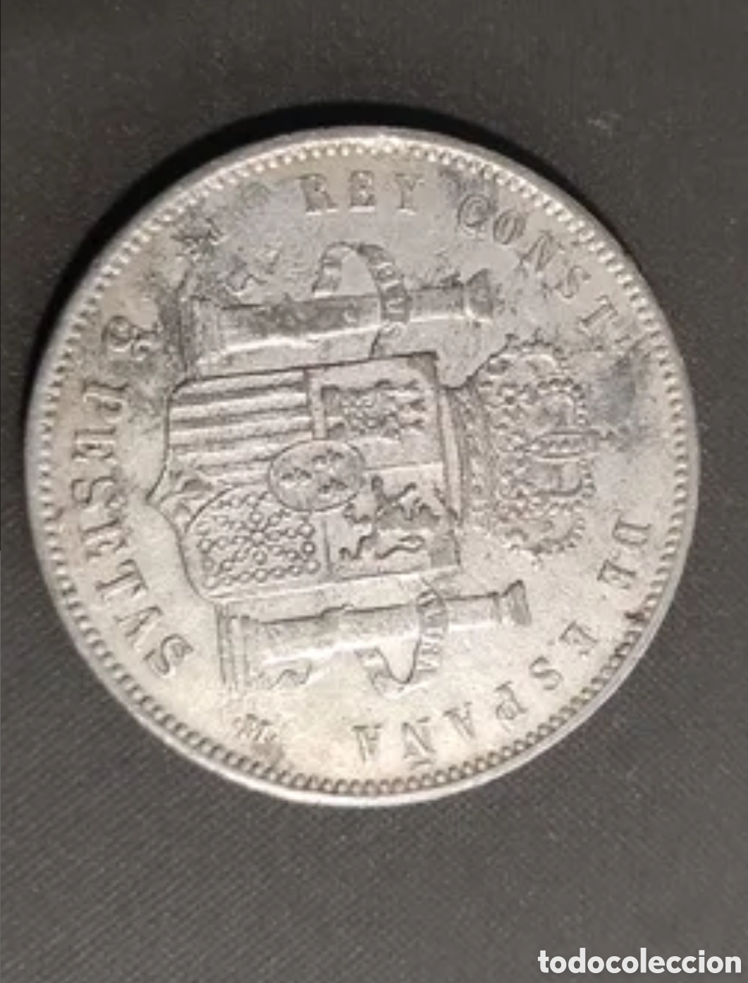 Monedas de Espa&ntilde;a: Moneda 5 pesetas Alfonso Xiii - Foto 1