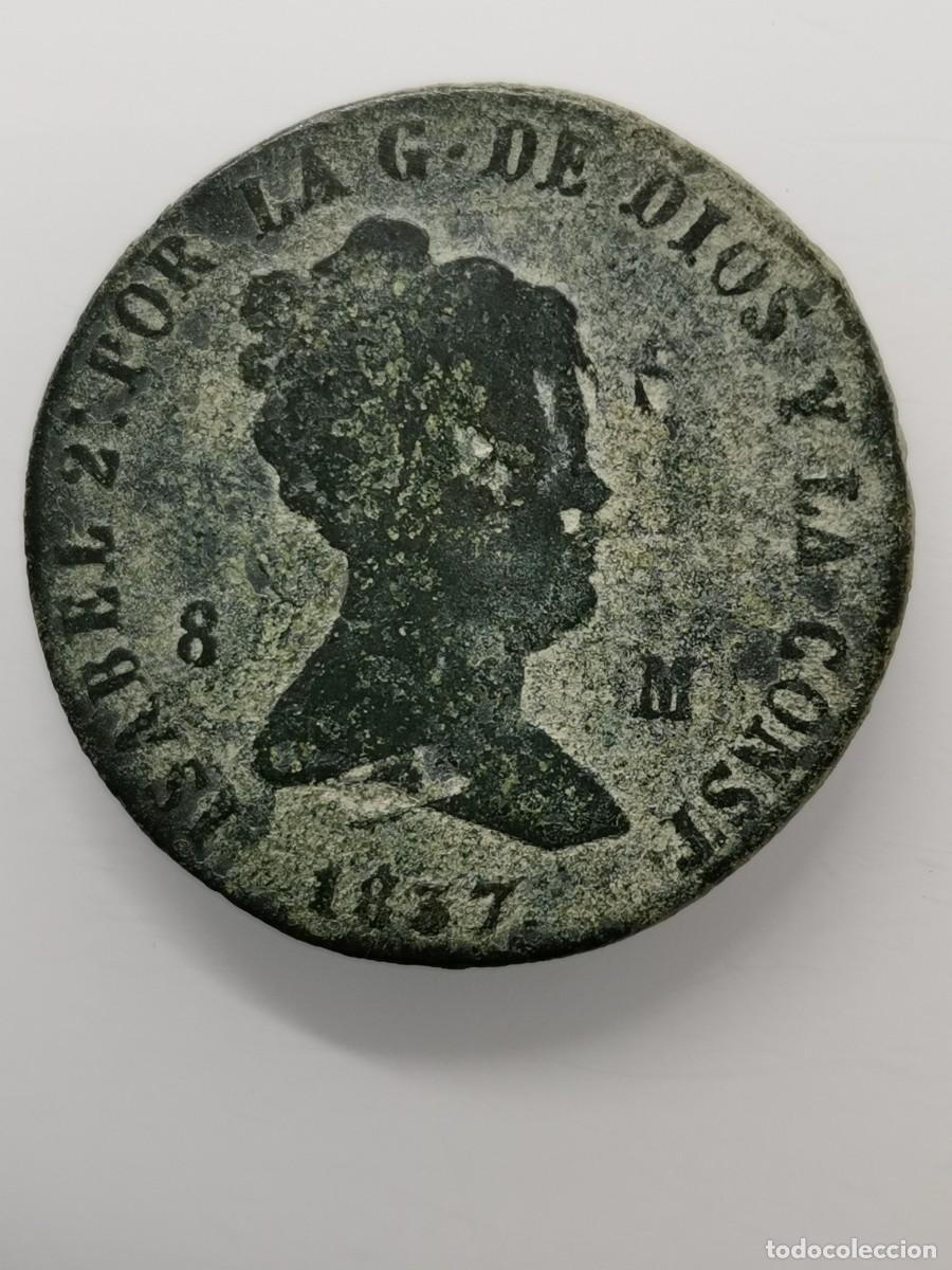 Monedas de Espa&ntilde;a: Isabel II - 8 Maraved&iacute;s- (1837) ceca Jubia. - Foto 4