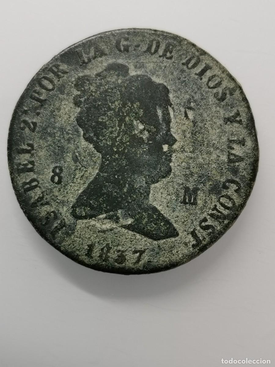 Monedas de Espa&ntilde;a: Isabel II - 8 Maraved&iacute;s- (1837) ceca Jubia. - Foto 6