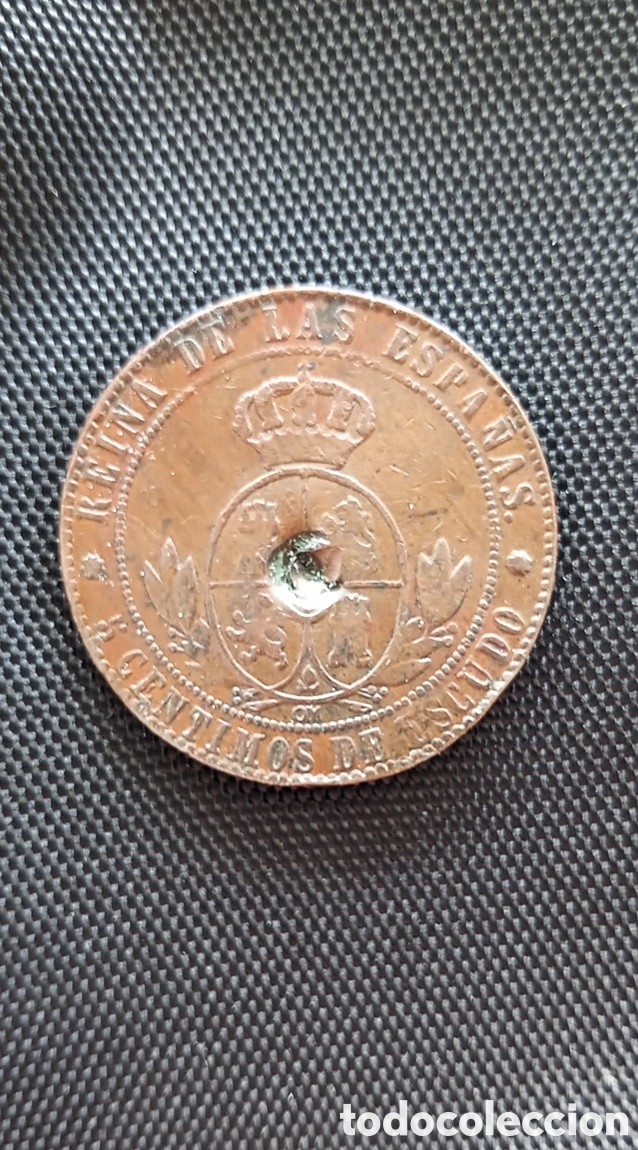 Monedas de Espa&ntilde;a: ESPA&Ntilde;A 5 CENTS DE ESCUDO 1868 - Foto 1