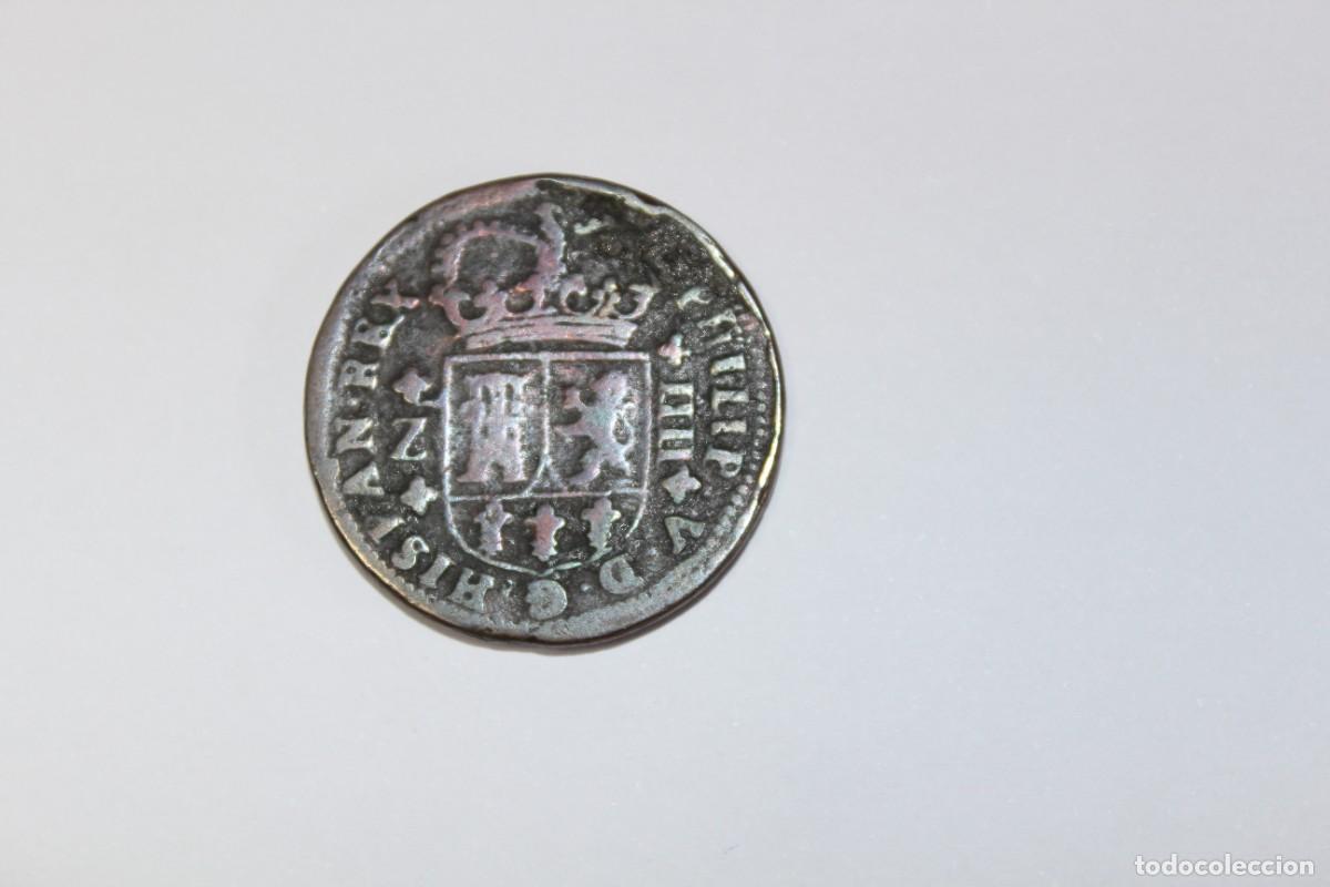 Monedas de Espa&ntilde;a: Moneda de 4 Maraved&iacute;s de 1719 XC2024 ZARAGOZA en BC+ - Foto 2