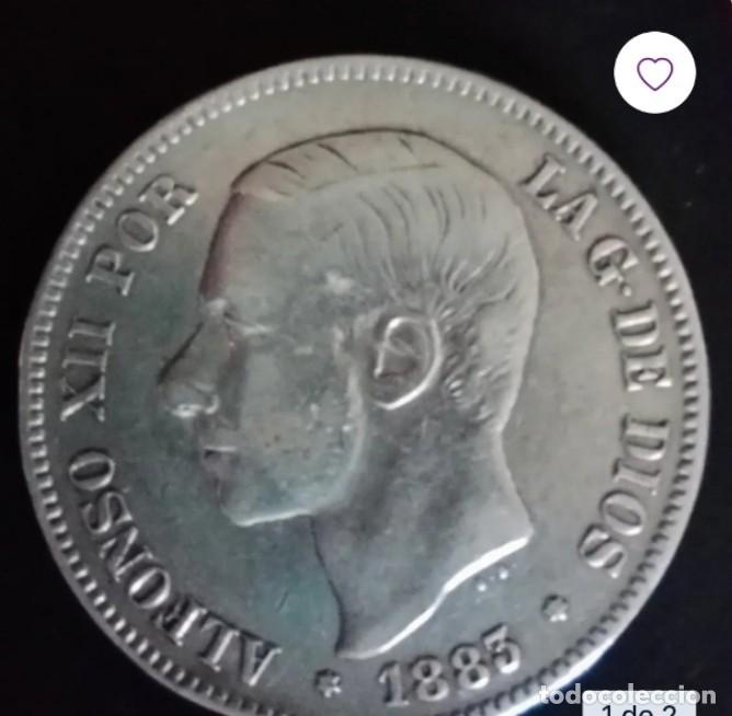 Monedas de Espa&ntilde;a: Moneda de Alfonso XII 1883 de plata - Foto 1