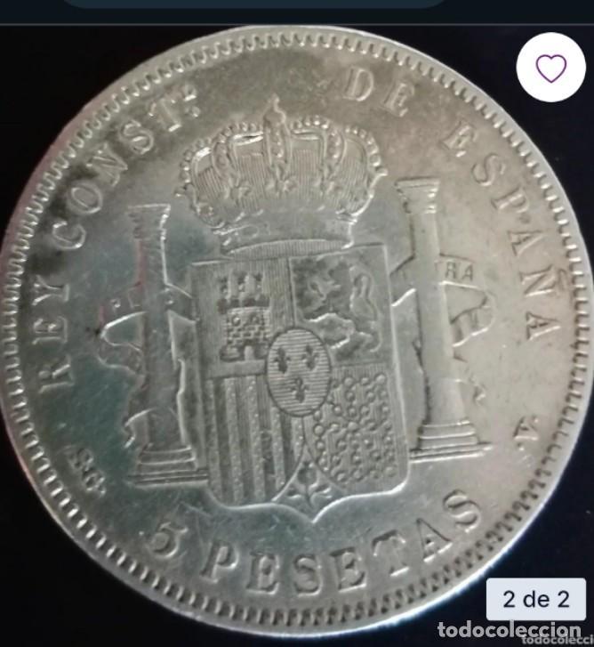 Monedas de Espa&ntilde;a: Moneda de Alfonso XIII 1899 - Foto 2