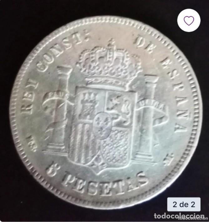 Monedas de Espa&ntilde;a: Moneda de Alfonso XIII 1885 - Foto 2