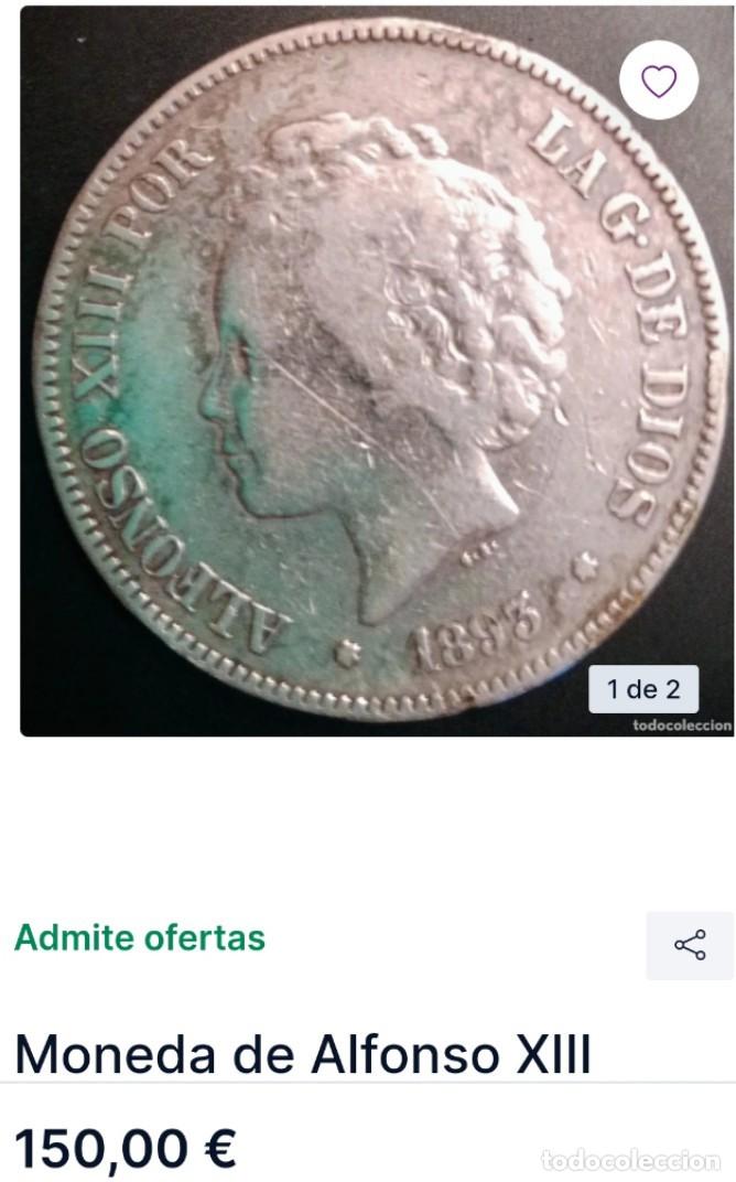 Monedas de Espa&ntilde;a: Moneda de Alfonso XIII - Foto 1