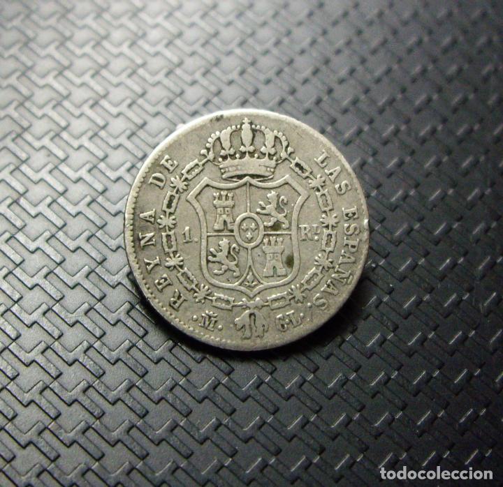 Monedas de Espa&ntilde;a: ISABEL II - 1 REAL de Plata 1845 - MADRID - Foto 2