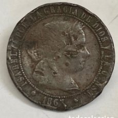 Monedas de España: MONEDA 2 CÉNTIMOS DE ESCUDO 1867