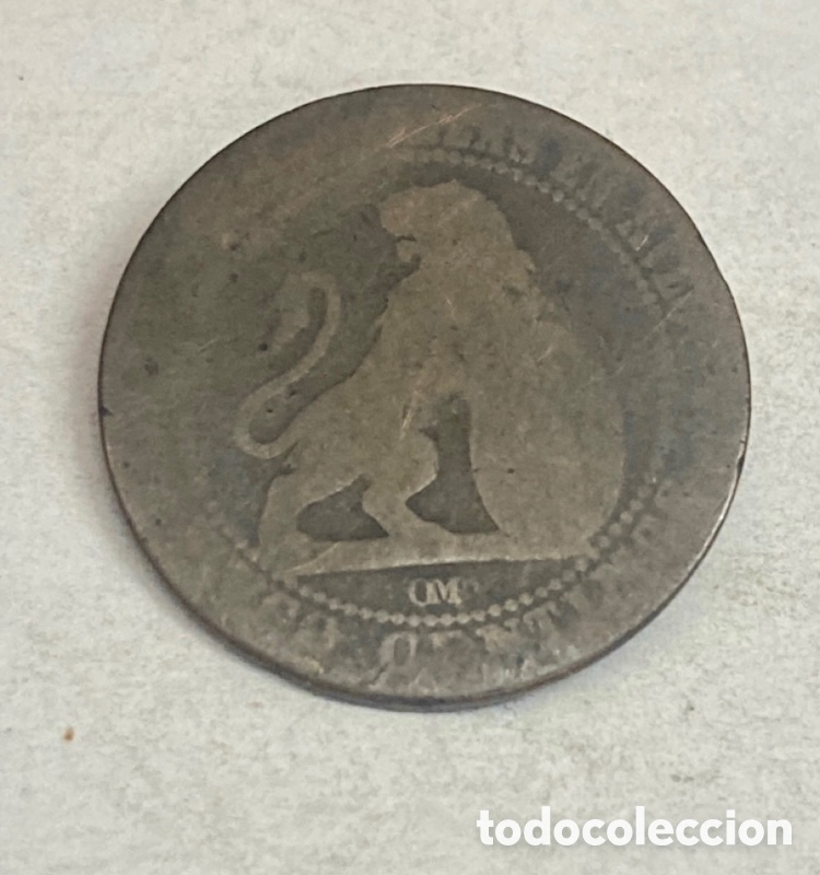 Monedas de Espa&ntilde;a: MONEDA 5 C&Eacute;NTIMOS 1870 - Foto 2