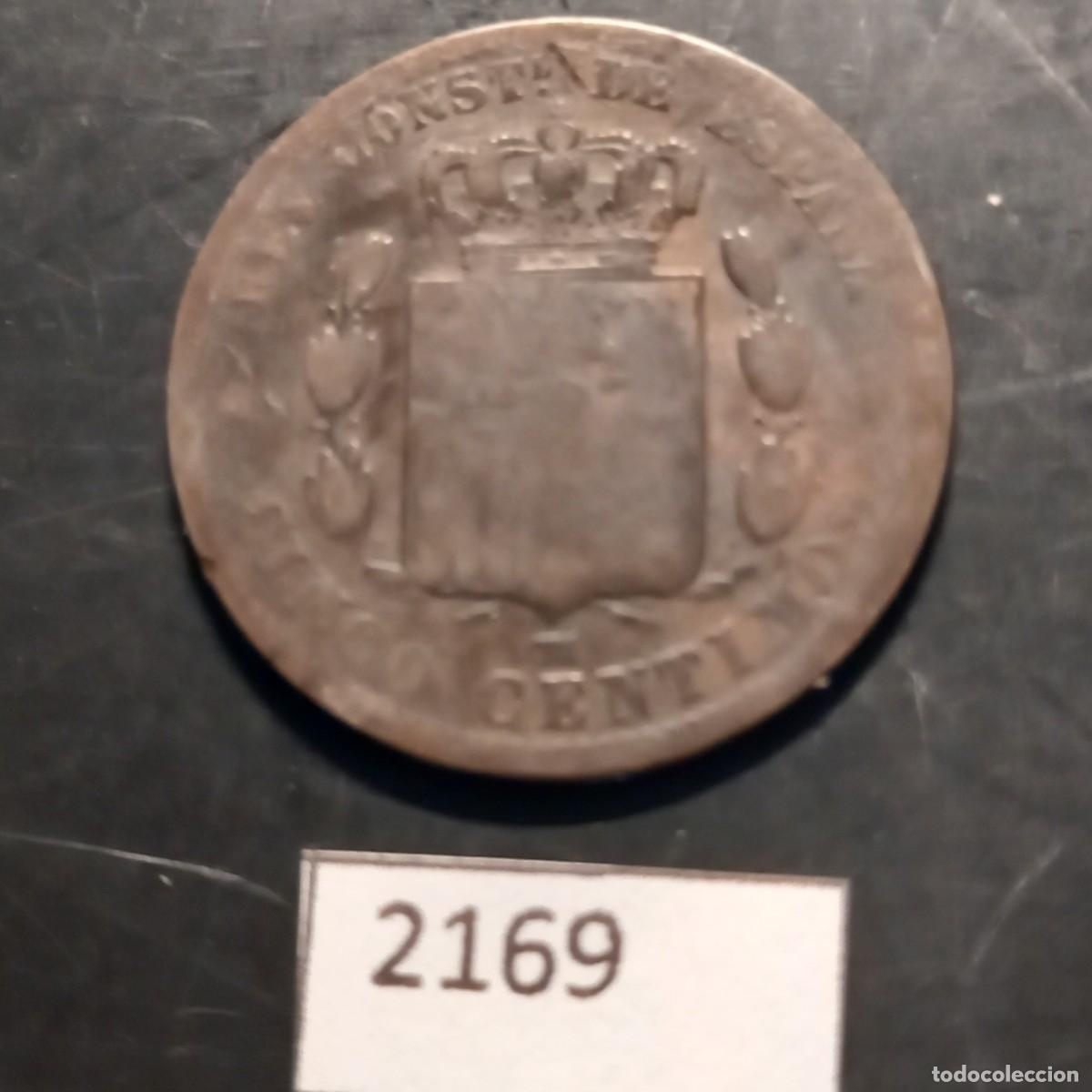 Monedas de Espa&ntilde;a: Espa&ntilde;a 5 c&eacute;ntimos 1878 - Foto 2