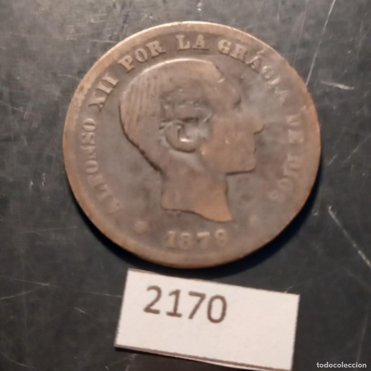 Monedas de Espa&ntilde;a: Espa&ntilde;a 5 c&eacute;ntimos 1879 - Foto 1