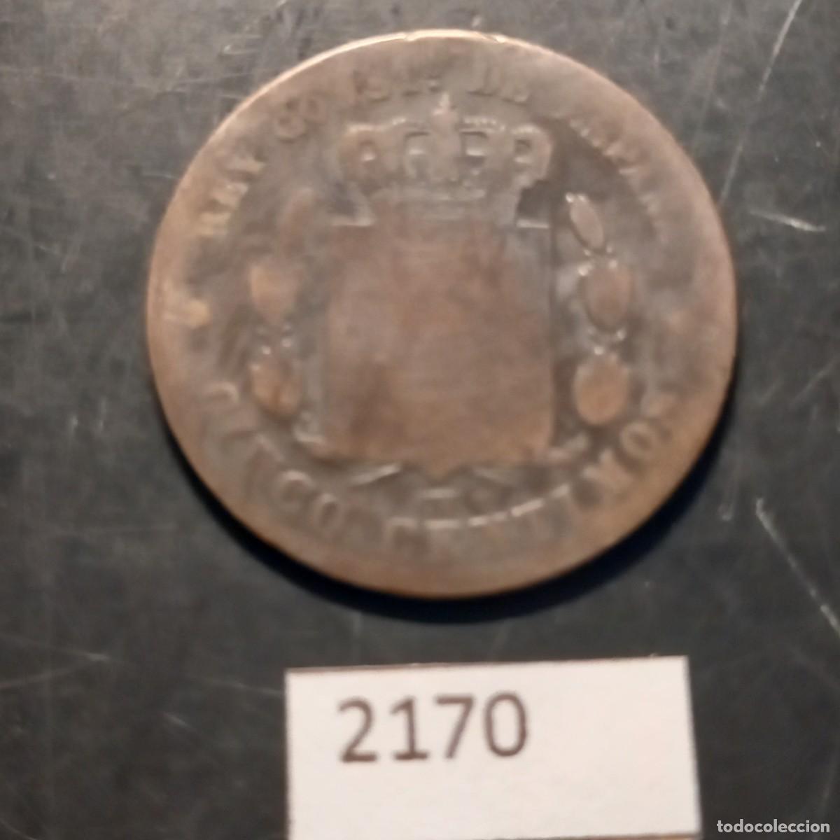 Monedas de Espa&ntilde;a: Espa&ntilde;a 5 c&eacute;ntimos 1879 - Foto 2
