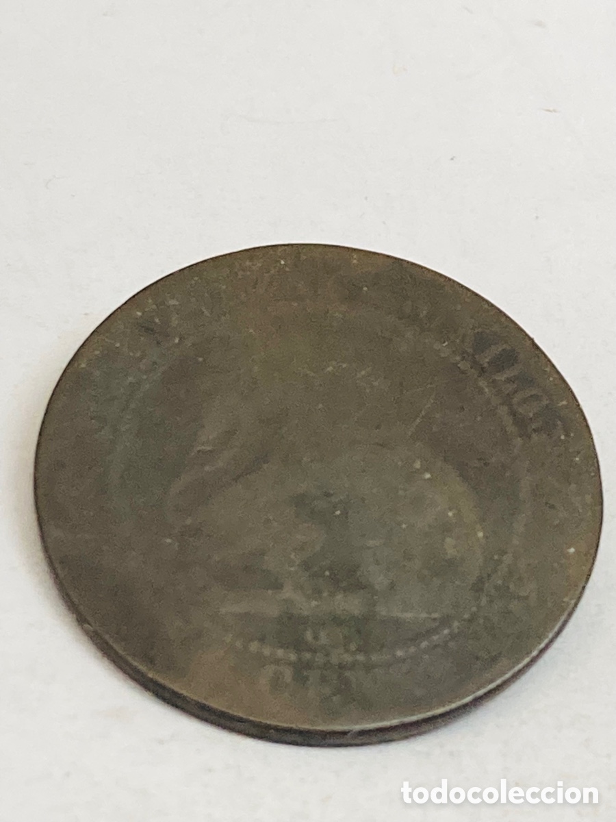 Monedas de Espa&ntilde;a: Moneda de 10 c&eacute;ntimos 1879 X33 - Foto 2