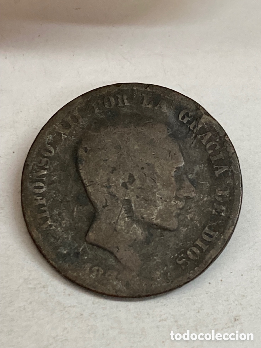Monedas de Espa&ntilde;a: Moneda diez c&eacute;ntimos 1879 X33 - Foto 2
