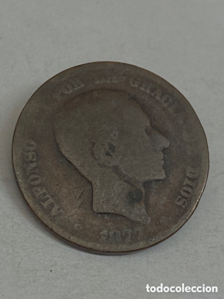 Monedas de Espa&ntilde;a: Moneda Diez c&eacute;ntimos 1877 X33 - Foto 1