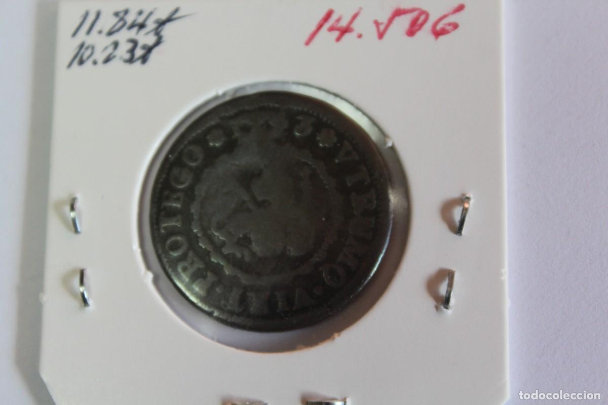 Monedas de Espa&ntilde;a: Moneda de 4 MARAVEDIS de 1743 de SEGOVIA XC 1994 en BC+ - Foto 2