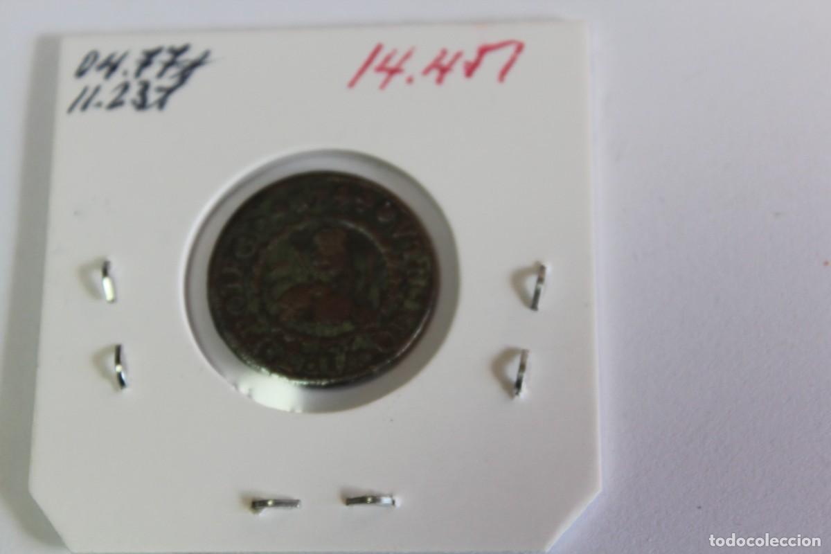 Monedas de Espa&ntilde;a: Moneda de 2 MARAVEDIS de 1744 de SEGOVIA XC 1996 en BC+ - Foto 2