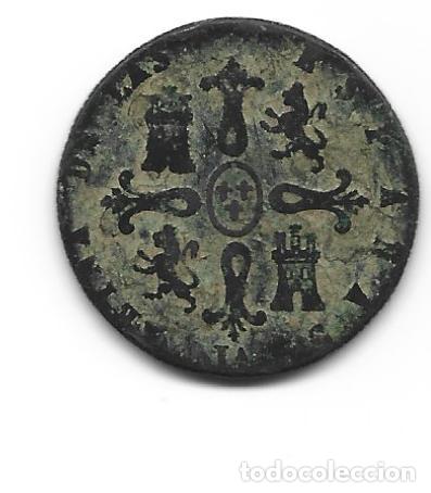 Monedas de Espa&ntilde;a: ISABEL II- 8 MARAVEDIS-1844-JUBIA - Foto 2