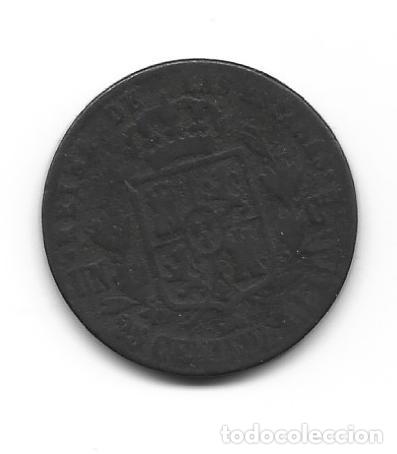 Monedas de Espa&ntilde;a: ISABEL II- 25 CENTIMOS DE REAL-1857-SEGOVIA - Foto 2