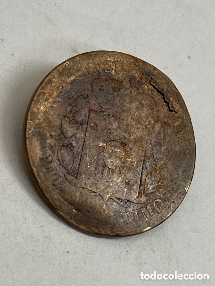 Monedas de Espa&ntilde;a: Moneda de 10 c&eacute;ntimos 1878 L15 - Foto 2