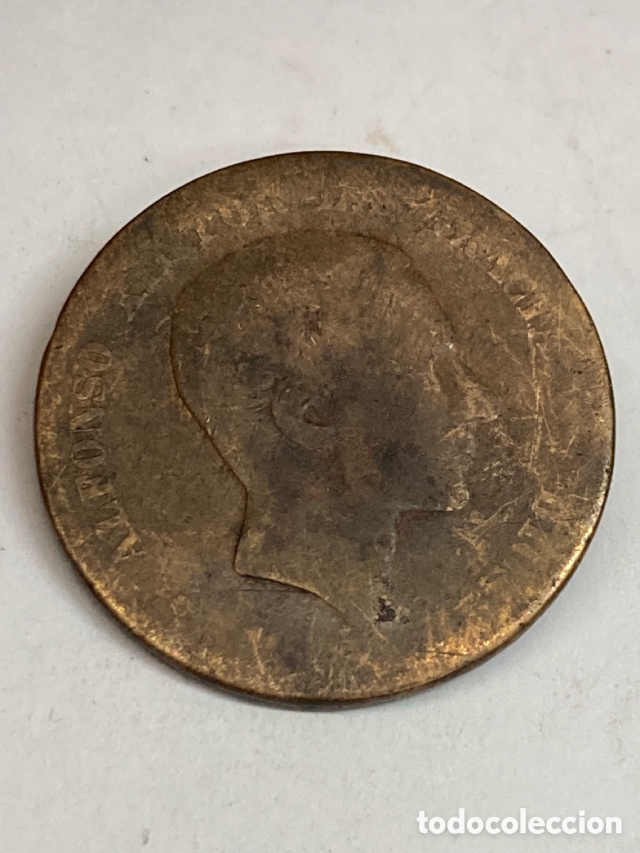 Monedas de Espa&ntilde;a: Moneda de 10 c&eacute;ntimos 1879 L15 - Foto 1