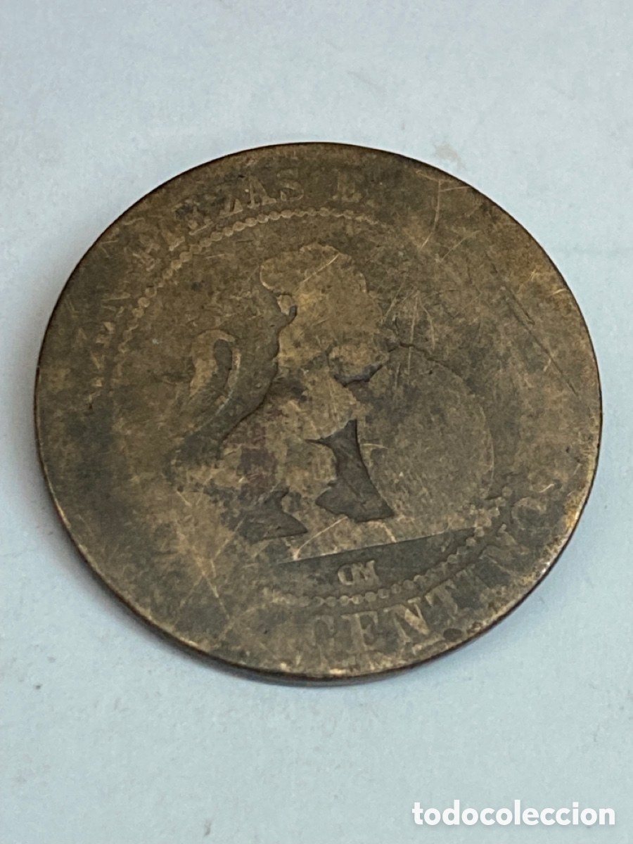 Monedas de Espa&ntilde;a: Moneda 10 c&eacute;ntimos 1870 L15 - Foto 2