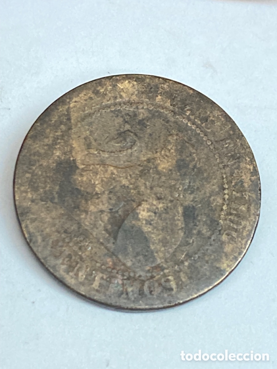 Monedas de Espa&ntilde;a: Moneda 10 c&eacute;ntimos 1870 L15 - Foto 2