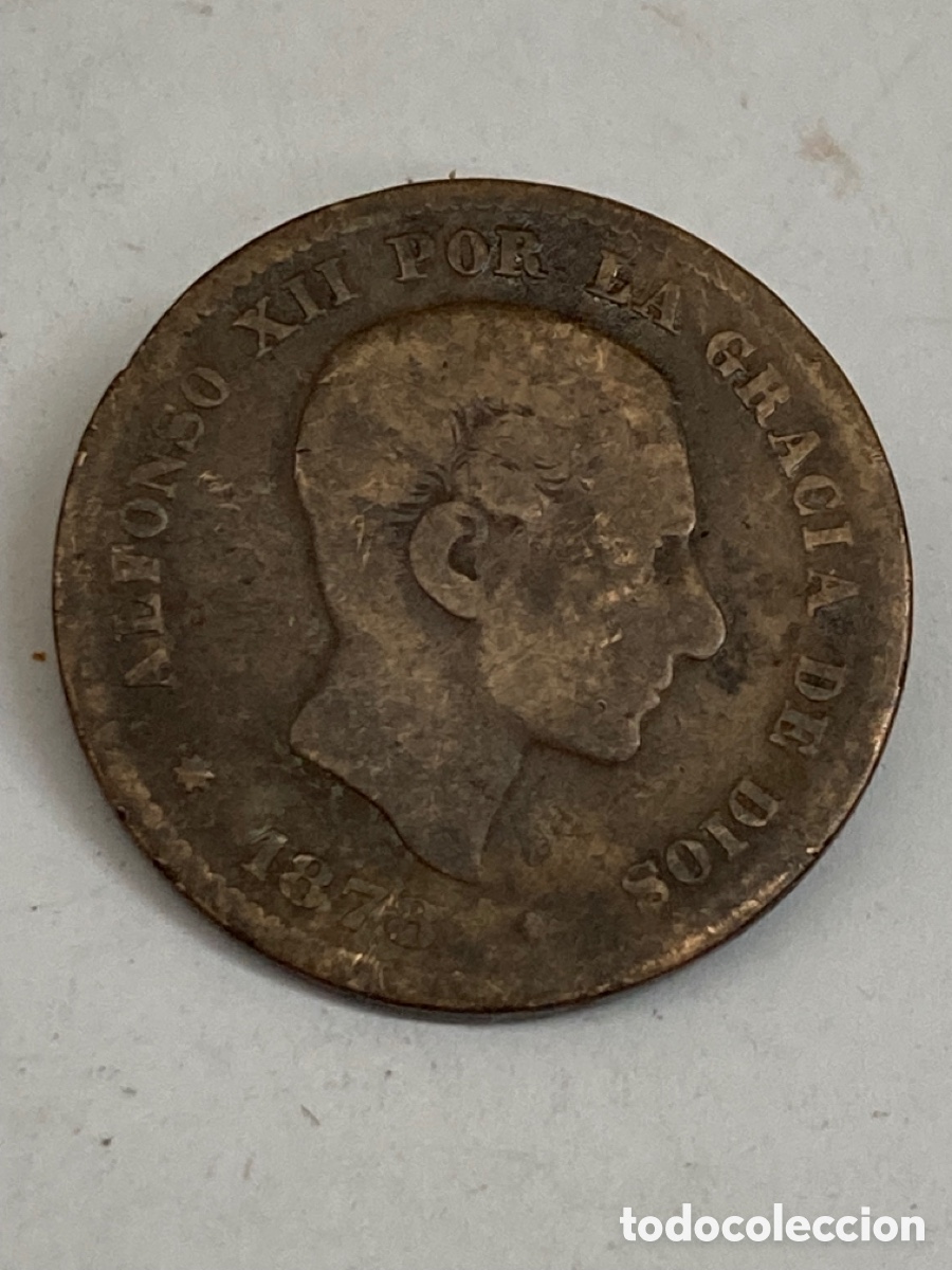 Monedas de Espa&ntilde;a: Moneda 5 c&eacute;ntimos 1878 L15 - Foto 2